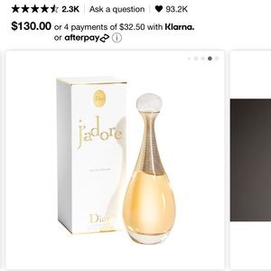 Brand new Dior j’adore eau de parfum